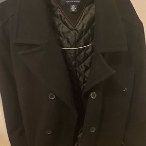 Men’s Tommy Hilfiger Black Pea Coat